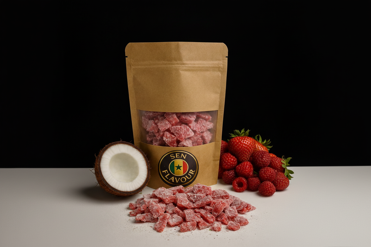 🍓 COCO FRAISE FRAMBOISE – Douceur enivrante  50gr